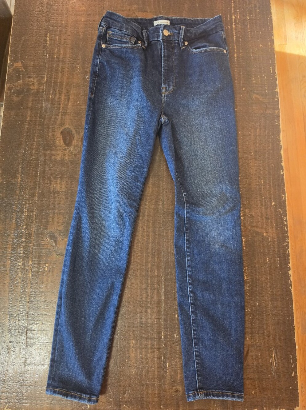 Good American Dark Blue High-Rise Skinny Jeans Size 6-12